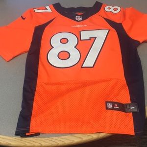 AUTHENTIC ERIC DECKER BRONCO JERSEY.